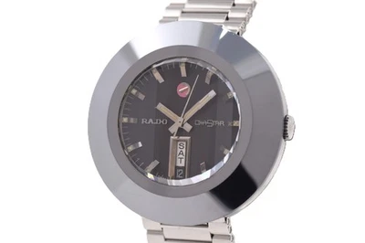 RADO Diastar 8 Automatic Rare Round Tungsten Case faceted Crystal AS 1875 (TR67) - Image 1 of 4
