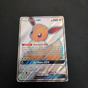 Pokémon TCG Eevee GX SM242 Full Art Holo Card - Picture 1 of 2