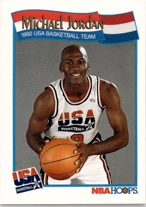 Michael Jordan 1991-92 NBA Hoops USA Basketball Chicago Bulls - kostenloser Versand - Bild 1 von 4