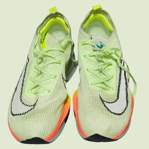 Nike Air Zoom Alphafly Next% CZ1514-200 Barely Volt Black White Men's Sz 9 - Picture 1 of 6