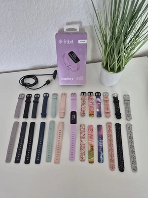 Fit bit inspire 3 Fitness Tracker mit 12 Ersatzbändern - Bild 1 von 4