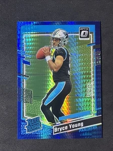 2023 Optic Bryce Young RC Blue Hyper Prizm #213 Rookie - Picture 1 of 5