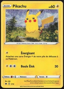 Carte Pokémon Pikachu 7/15 Holo Combat press 2022 Français - Picture 1 of 2