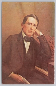 Postal de Stephen Collins Foster retrato en Bardstown Kentucky KY c1960s - Imagen 1 de 2