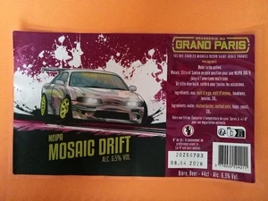 Etikett. Can'Alu: MOSAIC DRIFT / Brasserie du GRAND PARIS - Frankreich - Bild 1 von 1