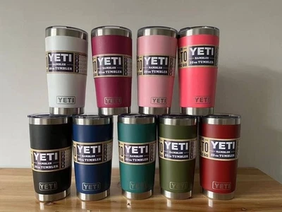 Yeti 20oz Stainless Steel Tumbler MagSlider Lid Cup Mug Vacuum Rambler NEWSEALED - Image 1 of 3