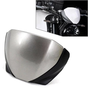 Frontscheibe Windschutzscheibe Verkleidungsabweiser Für Trident 660 Silber - Picture 1 of 6