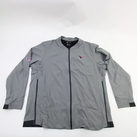 Houston Texans Nike NFL On Field Apparel Jacket Men's Gray New Cover
