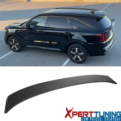 Fits 21-24 Kia Sorento Duckbill Style Middle Spoiler Rear Wing Matte Black ABS Foto 1 de 4