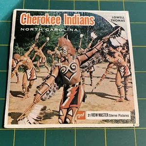 A891 Cherokee Indians North Carolina Native Americans view-master 3 Reels BL1 - Picture 1 of 5