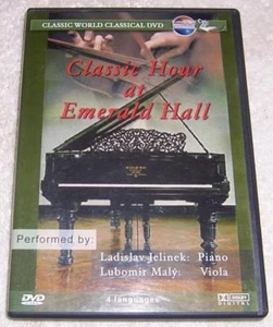 Classic Hour At Emerald Hall DVD Ladislav Jelinek Piano Lubomir Maly Viola - Picture 1 of 2