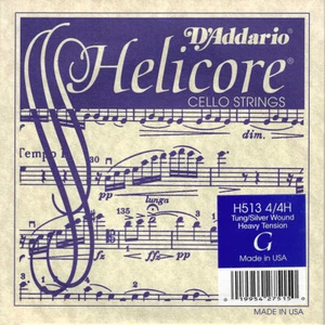 D'Addario H513 4/4H Helicore Series Cello Single G String 4/4 Size - Picture 1 of 2