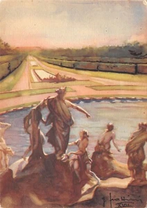 AL2-78) REGGIA CASERTA VEDUTA GENERALE NAPOLI TURISMO ILLUSTRATORE FRATTINI - Picture 1 of 2