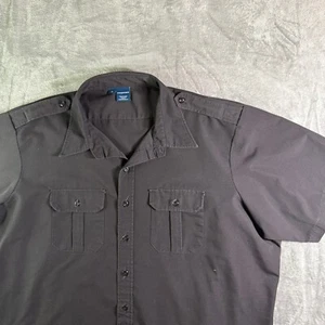 VTG Propper Tactical Shirt Short Sleeve Button Up Work Utility Shirt 3XL - Picture 1 of 7