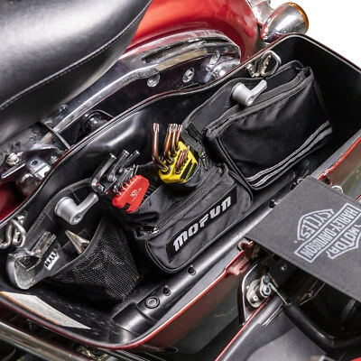 MOFUN Saddlebag Organizers Storage For Harley 2014-2024 Street CVO Road Glide - Image 1 of 4