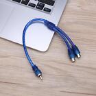 Car Audio Cable 30cm Adapter Cord for Subwoofer Portable Speaker MP3 Player