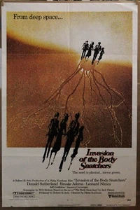 INVASION OF THE BODY SNATCHERS '78 ORIGINAL ADVANCE 27x41 SCi FI MOVIE POSTER  - Picture 1 of 3