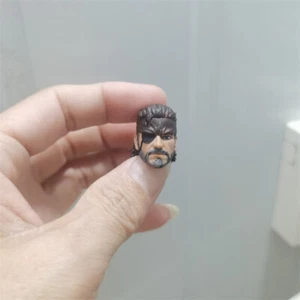 Painted 1/12 Scale Metal Gear Solid One Eyes Snake Head Sculpt Fit 6" ML Figure - Picture 1 of 3