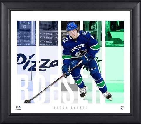 Brock Boeser Vancouver Canucks Framed 15x17 Player Panel Collage Cover