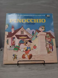 1969 Disney PINOCCHIO LP Vinyl Record Album Story Book 3905 Red Label - Imagen 1 de 8