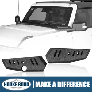 Hooke Road Dual A-Pillar Light Mounting Brackets Pairs Fit Ford Bronco 2021-2025 - Picture 1 of 13