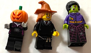 Lotto di 3 personaggi LEGO Halloween mostro spaventapasseri zucca.    009-031 - Foto 1 di 7