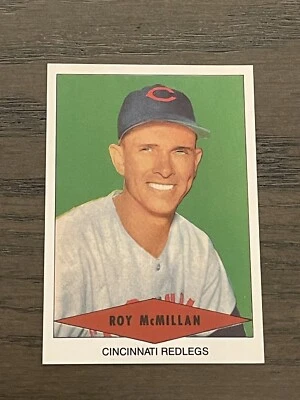 1991 Fritsch 1954 Red Heart Reprint Roy McMillan Cincinnati Reds  (A) - Image 1 of 2