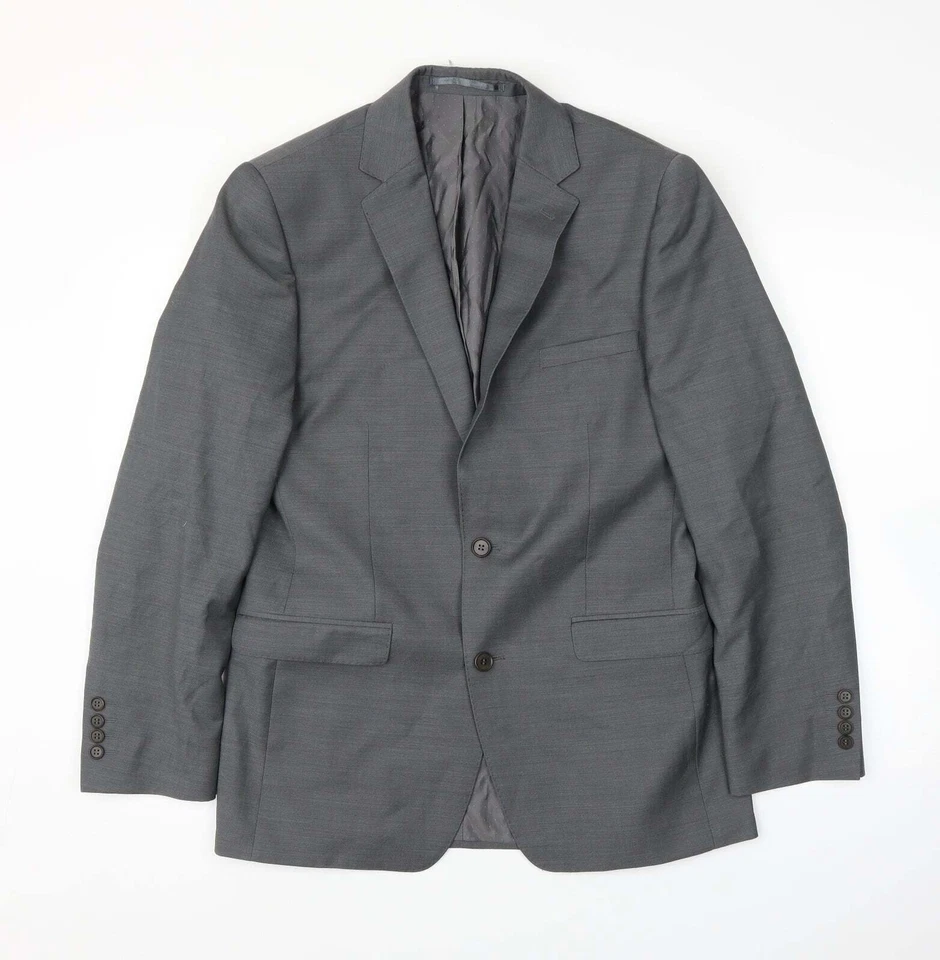 Chaqueta Traje Chaqueta de Lana Gris French Connection para Hombre Talla 38 Foto 1 de 4