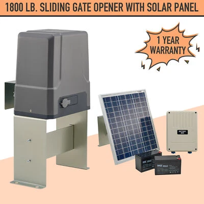 Kit de apertura de puerta corredera solar CO-Z sistema de apertura de puerta eléctrica para puertas de 1800 lb Foto 1 de 4