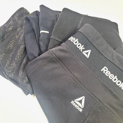 Assorted Brands 4 Total Dark Colors Leggings Lot | Women Size M | Secondhand - Image 1 of 4