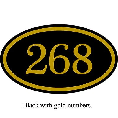 个性化房屋地址编号标志铝制斑块 12 英寸 x 7 英寸定制颜色   — 第 1/4 张图片