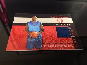 Topps 2003 Jarvis Hayes Player Worn Shooting Shirt Draft Basketball Card PR-JH - Bild 1 von 2