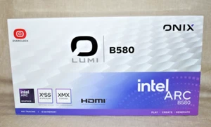 NEW SEALED Intel ARC B580 Onix Lumi 12GB - Picture 1 of 5