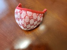 GG Canvas face mash Pink/Red machine washable