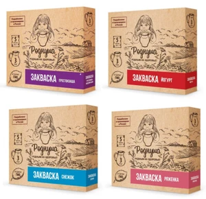 4PACK DAIRY Home Made Yogurt Starter 20 bags NO GMO FR ZAKVASKA ЗАКВАСКА - Picture 1 of 7