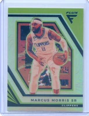 2022-23 Panini Flux Basketball MARCUS MORRIS SR #128 SILVER PRIZM CLIPPERS - Image 1 of 2