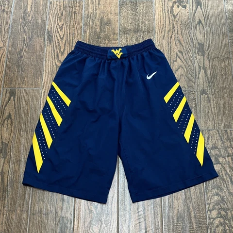 Mens West Virginia Mountaineers Nike Authentic Basketball Shorts Sz. M Cover