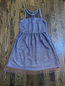 Appaman lila glitzernd schillernd Overlay Kleid Mädchen Größe 10 - Bild 1 von 4