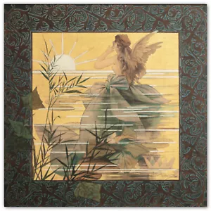 PÓSTER DE IMPRESIÓN ARTÍSTICA NINFA ALADA AL AMANECER Alexandre de Riquer 1887 - Imagen 1 de 6