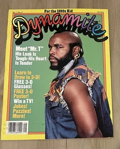 Dynamite Magazine Mr. T No. 116 Meet Mister T w/ 3d poster - Picture 1 of 3
