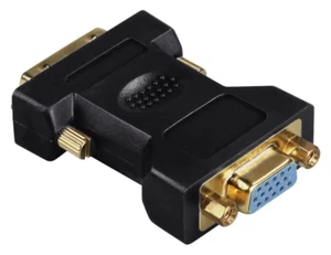 Hama DVI-VGA-Adapter DVI-Stecker - VGA-Kupplung, Full-HD 00133499 - Bild 1 von 6
