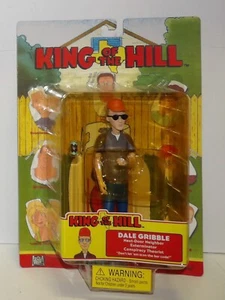 King of the Hill ~ DALE GRIBBLE ~ 6" Figura de Acción Toycom 2002 NUEVO Muy Raro - Imagen 1 de 12