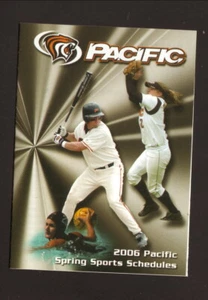 Pacific Tigers--2006 béisbol/softbol/deportes de primavera calendario de bolsillo - Imagen 1 de 2