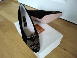 Pumps Gr. 39 leo, sehr elegant von Baldan, Velurleder, handgefertigt  - Bild 1 von 1