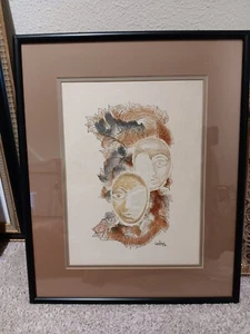 Amazing, Carolina Castro Padilla Original Tusche & Radierung "Arriving At The Autumn" - Bild 1 von 11