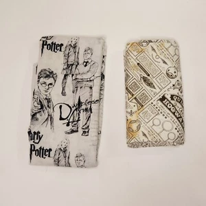 Harry Potter Camelot Fabric Remnants 34X38 & 43X35 1 Yard Each Cut 2 Piece Lot - Picture 1 of 22