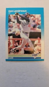 1987 FLEER KEN LANDREAUX #444 NM  - Picture 1 of 1