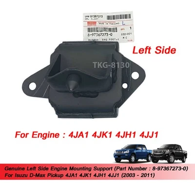 Genuine Left Engine Mounting Support For Isuzu D-Max 4JA1 4JK1 4JH1 4JJ1 - Image 1 of 4