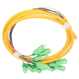 Fiber Pigtail 1.5m Single Mode 12 Strand Stable Widely Compatible Fiber Opti SAL - Afbeelding 1 van 22