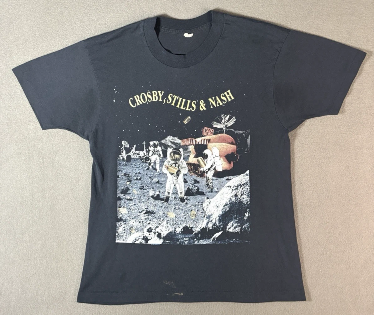 Crosby Stills Nash Shirt In Men's Vintage T-Shirts for sale | eBay
